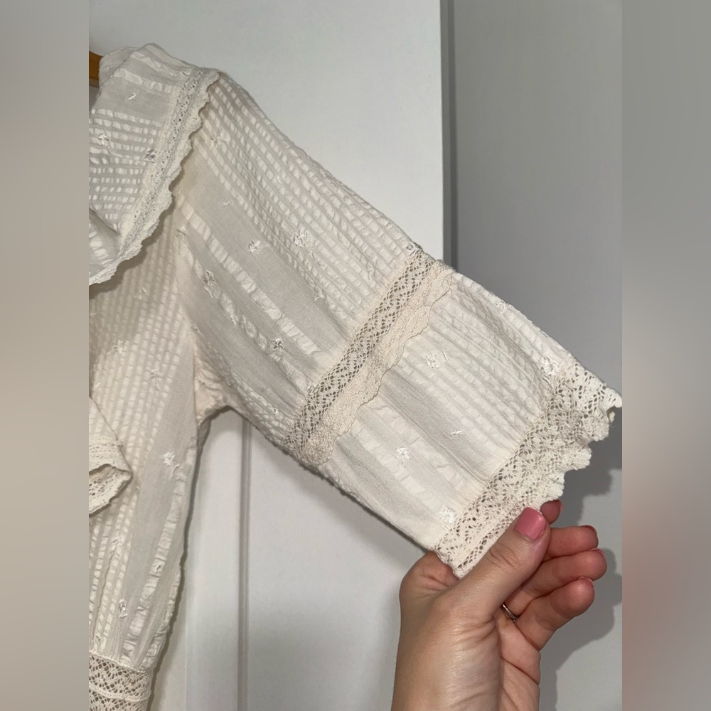 Loveshackfancy Ruffled Button Down Dress - image 5